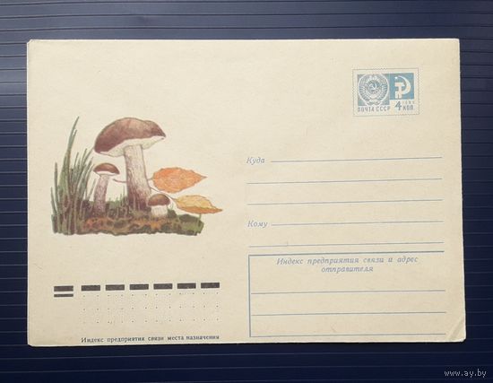 СССР 1975 ХМК худ.Куприянов. Подберезовик(2).