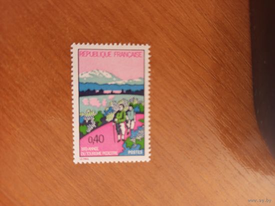 1972 Франция год туризма чистая клей MNH** выпускалась одиночкой (1-4)
