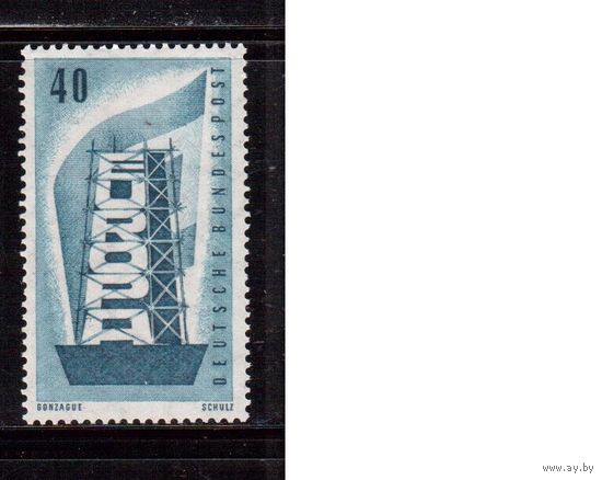 Германия(ФРГ)-1956,(Мих.242), **, Европа