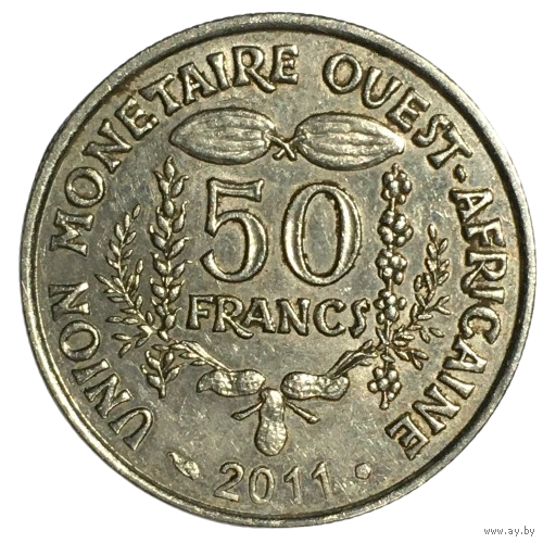 Западная Африка (ВСЕАО) 50 франков, 2011