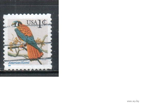 США-2000 (Мих.3387) , гаш. , Стандарт, Фауна, Птицы (одиночка),