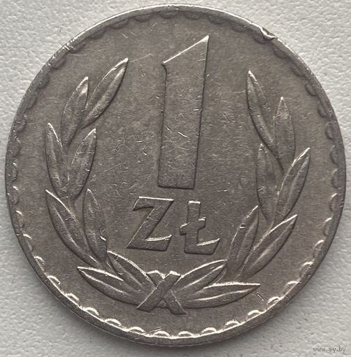 Польша 1 злотый 1949 г. Медно-никель
