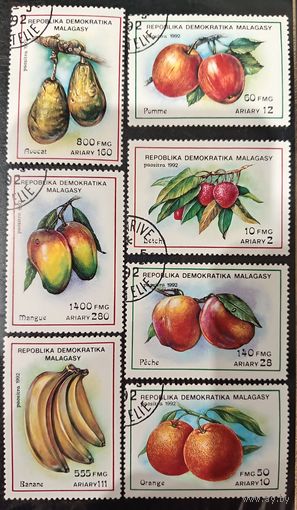 Мадагаскар 1992. Фрукты. Полная серия