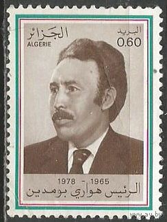 Алжир(Республика). Памяти президента Бумедьена. 1979г. Mi#734.