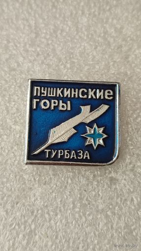 Значек знак Турбаза Пушкинские Горы