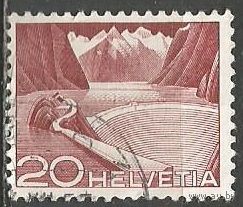Швейцария. Озеро Гримсель. 1949г Mi#533.