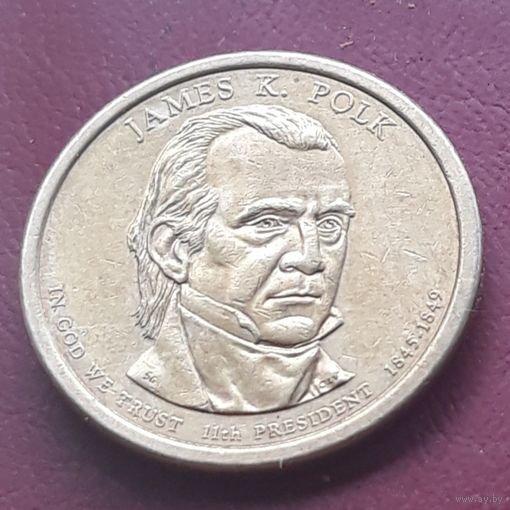 1 доллар 2009 D США  11й президент Джеймс К. Полк