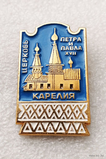 Карелия. Церковь Петра и Павла 17 век. Религия. Деревянное зодчество. Архитектура #2625-CР43