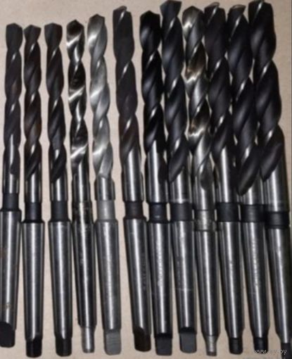 Свёрла с коническим хвостовиком (КМ1) по металлу