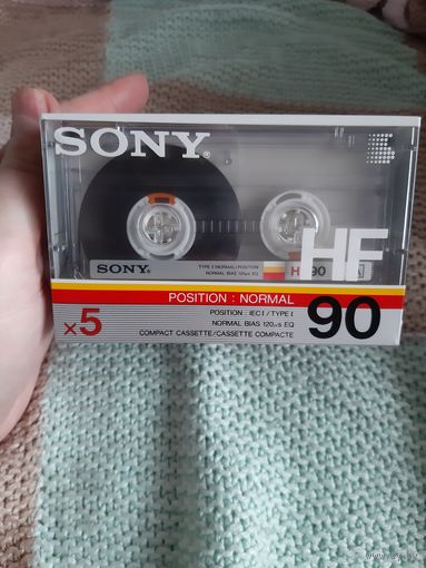 Кассета SONY HF 90. Цена за 5 штук.