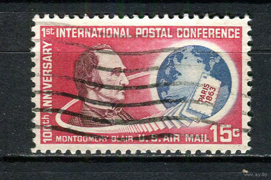 США - 1963 - Монтгомери Блэр - [Mi. 840] - полная серия - 1 марка. Гашеная.  (Лот 42CK)