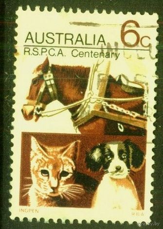 Австралия - 1971 [Mi. 468] Гашеная (AU11)