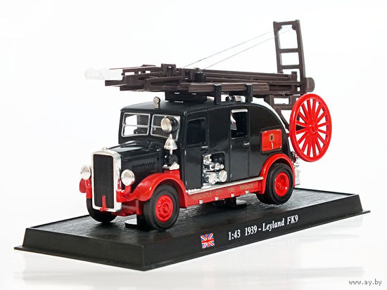 Leyland FK9 Fire Engine "Newcastle City Fire Brigade" (1939) - Del Prado, 1:43