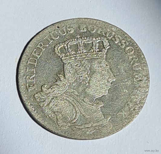 6 грош 1756 год