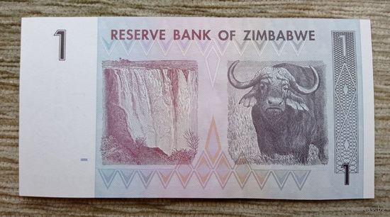 Werty71 Зимбабве 1 Доллар 2007 UNC банкнота