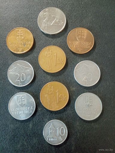 Монеты Словакия
