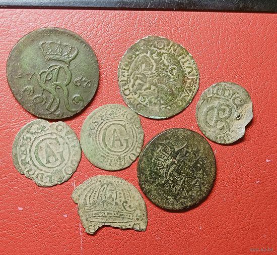 Лот ВКЛ,полугрош 1564,гроши ВКЛ,с рубля!