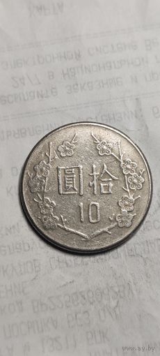 Тайвань 10 долларов