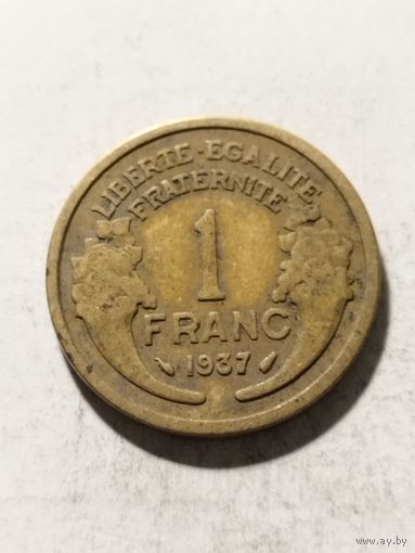 Франция 1 франк 1937