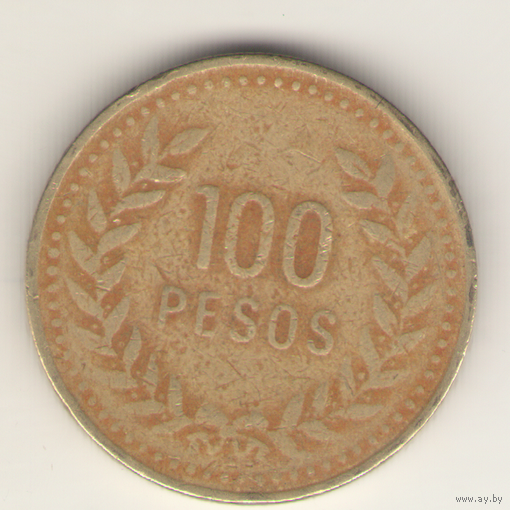 100 песо 1993 г.