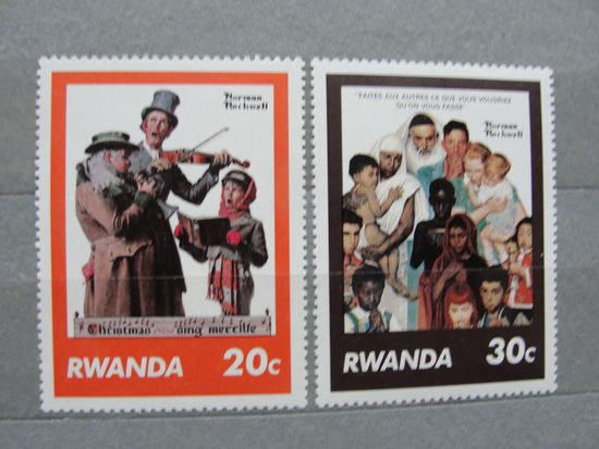 Продажа коллекции с 1 рубля! Искусство на почтовых марках мира.