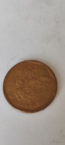 Индонезия 100 рупия 1996