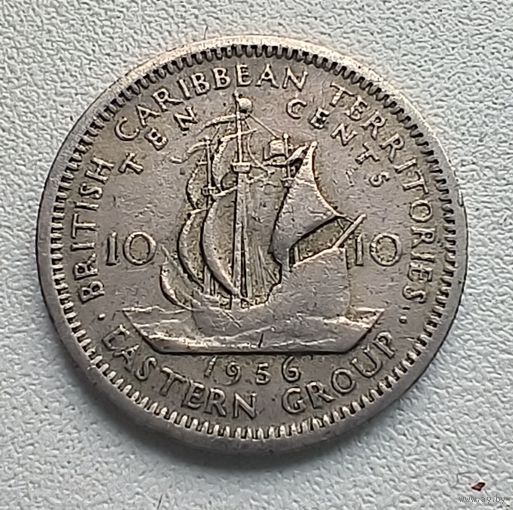 Восточные Карибы 10 центов, 1956  5-1-12