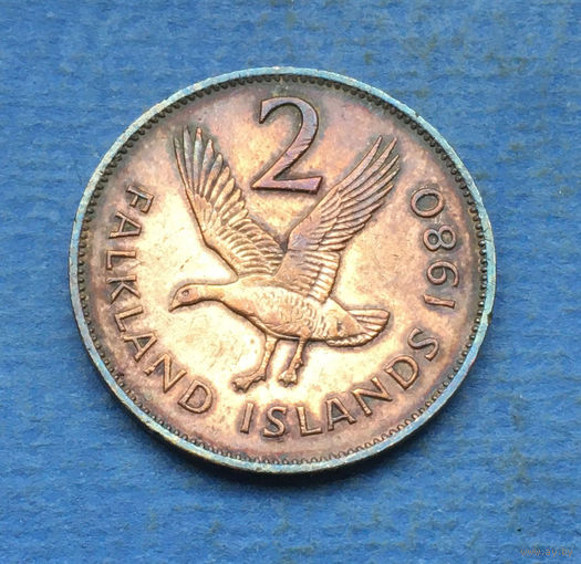Фолклендские острова (Фолкленды) 2 пенса 1980