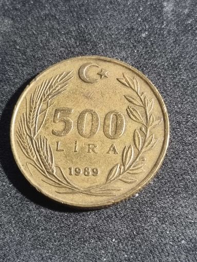 Турция 500 лир 1989