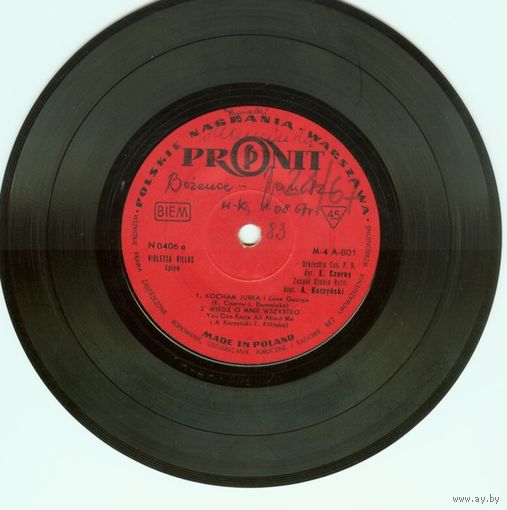 Violetta Villas - Kocham Jurka - EP - 1966