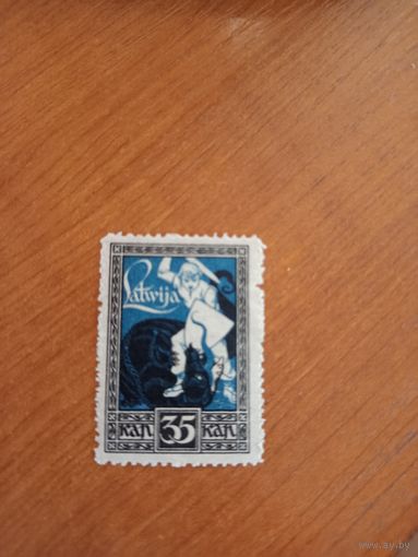 1919 Латвия Мих 38 зуб Лин 11 1/2 чистая клей MNH** (2-8)