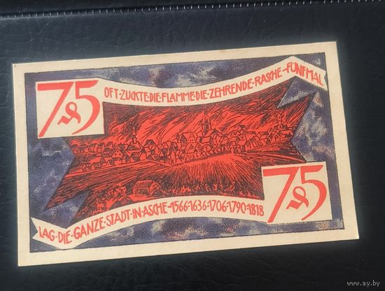 Нотгельд 75 пфеннигов