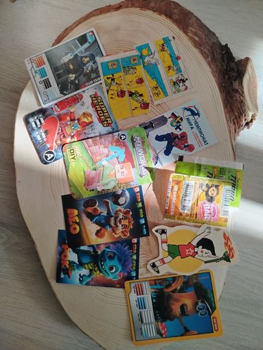 Вкладыши разные, лот