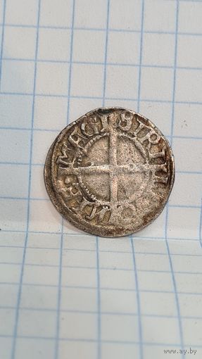 С 1 РУБЛЯ ! МОНЕТА ШИЛИНГ ШИЛЯГ РЕВЕЛЬ ТАЛИН 1541 ЛЕВОНСКИЙ ОРДЕН МАГИСТР