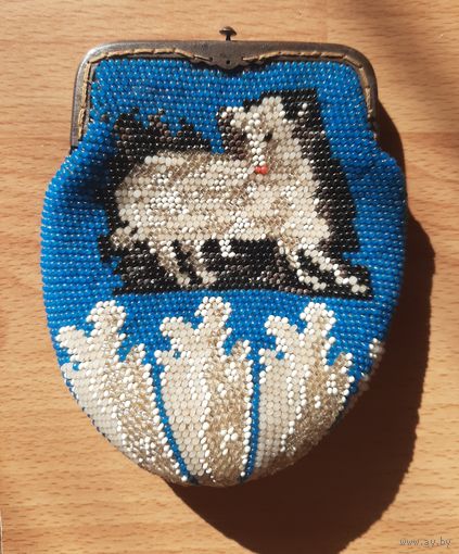 Кошелек бисерный старинный.