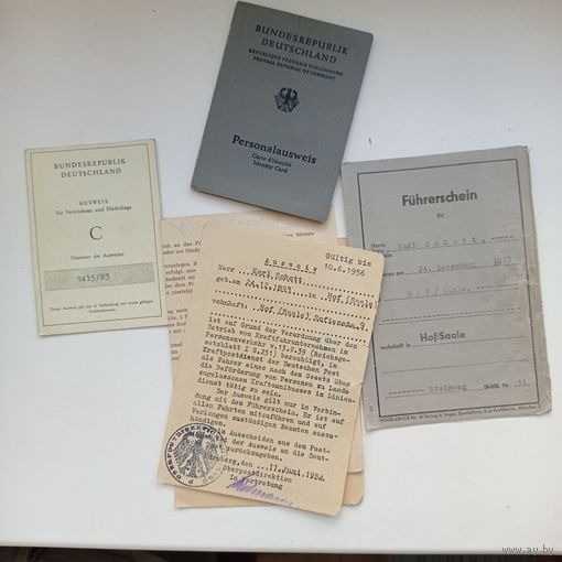 Набор документов ФРГ на одного человека