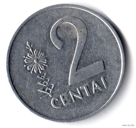 Литва. 2 цента. 1991 г.