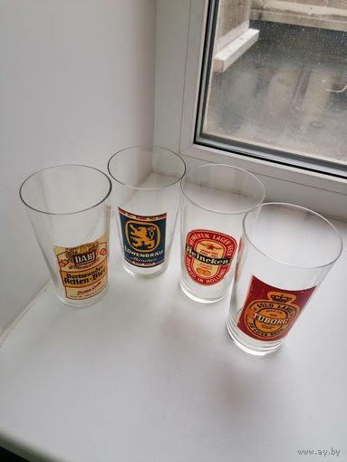 Стаканы для пива 4 шт