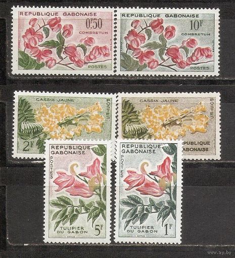 ФФ1 Габон 1961 Цветы