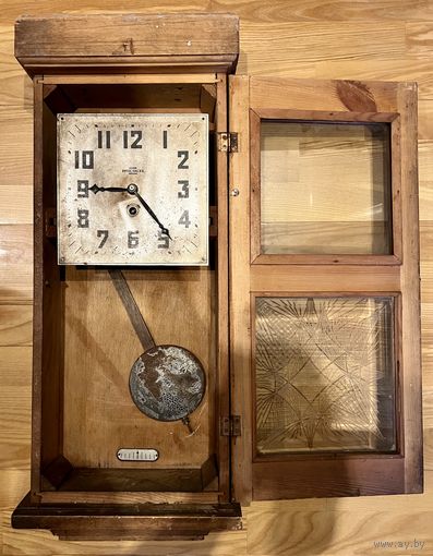 Часы настенные механические 1937год