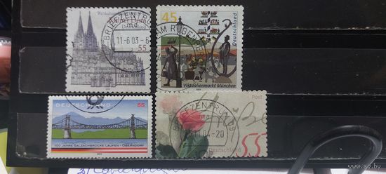 РАСПРОДАЖА ГЕРМАНИЯ 2003г. Полные серии. Гаш.