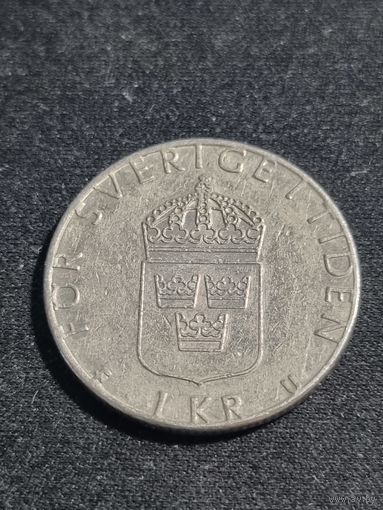 Швеция 1 крона 1980