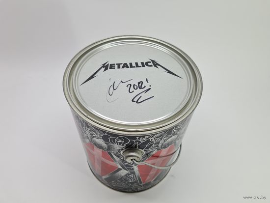Metallica Fan Can VI 6 с автографом Ларса Ульриха (Box, USA, 2010) The Metallica Club 525199-BD2