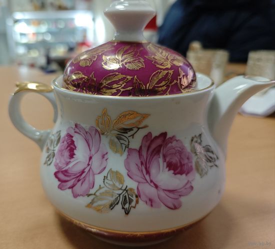 Винтажный заварник/кофейник, Фортуна. Фарфор ГДР. 1960-ые. Года. Люкс