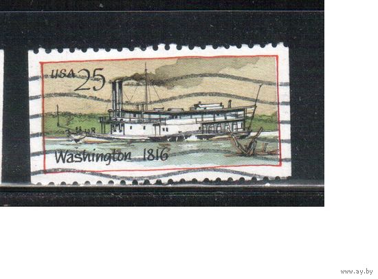 США-1989, (Мих.2034),  гаш., Флот, Корабли ,