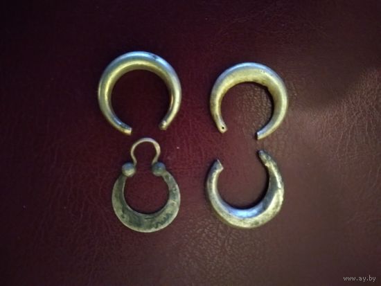 Серьга серебряная. 4шт.