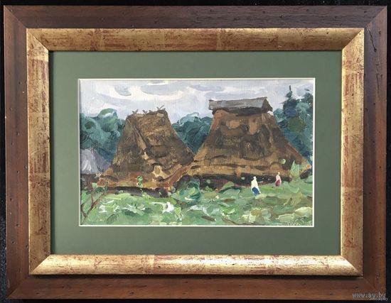 Кубарев В.Г.(1931-1995) 37х48см. К/М.