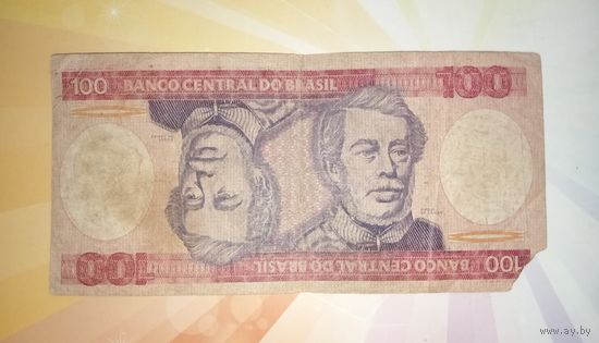Бразилия 100 крузейро 1981-85гг
