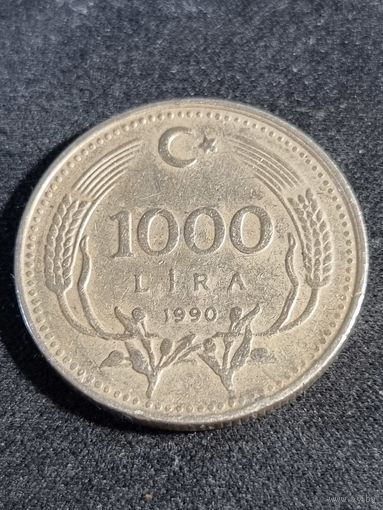 Турция 1000 лир 1990