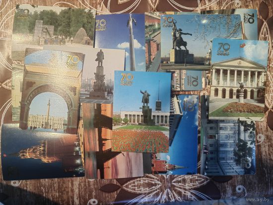 Календарик,ссср,серия 70 лет октября